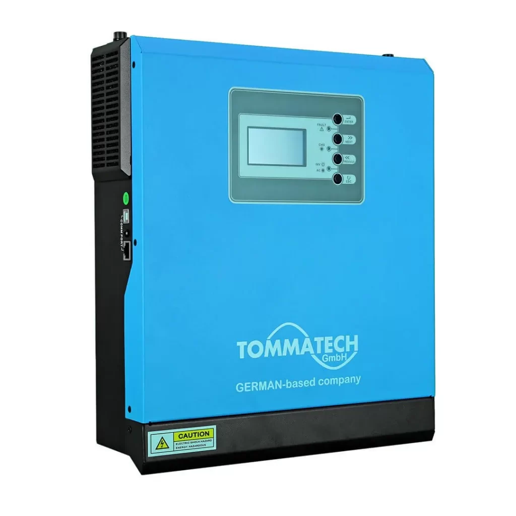 Tommatech 3000 Watt 24 Volt MPPT Tam Sinüs Akıllı İnverter New-3K